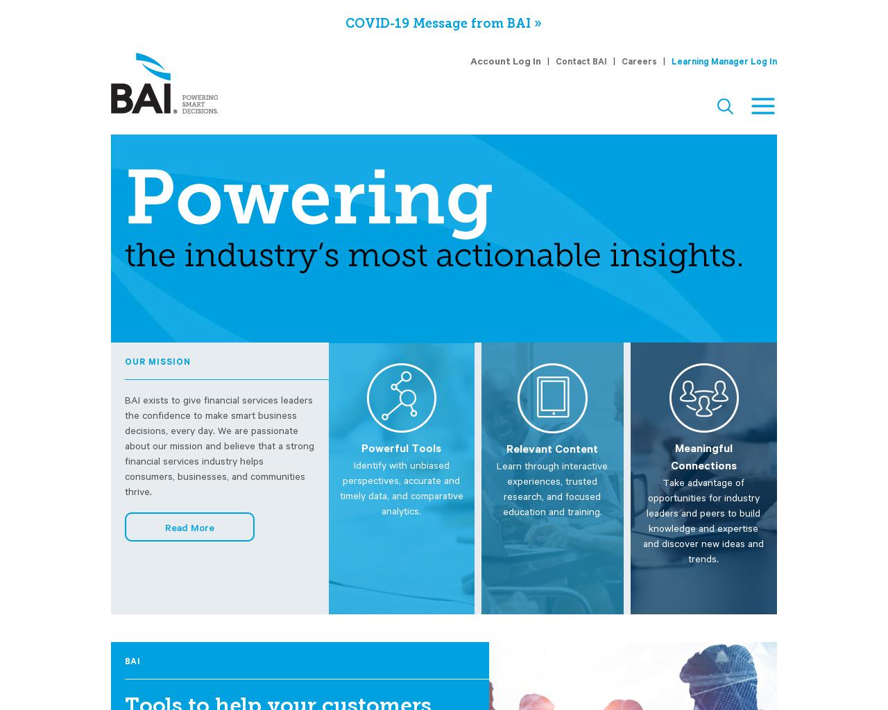 Financial Services Training, Research and Trends - BAI
