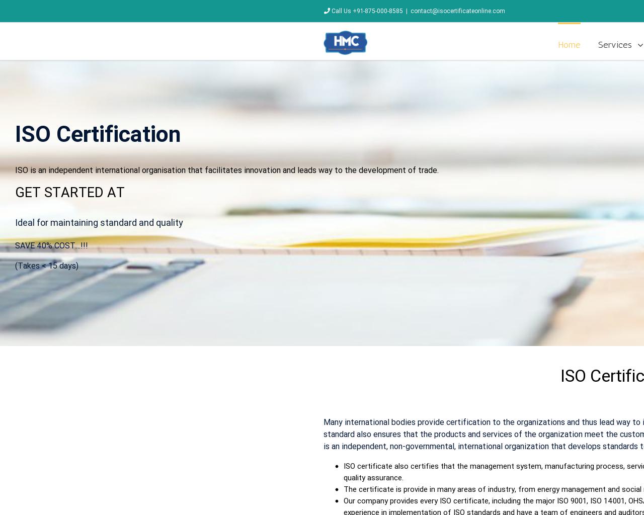 isocertificateonline.in